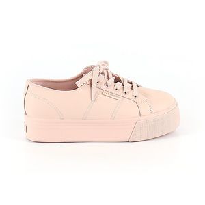 Superga Pink Platform Sneakers